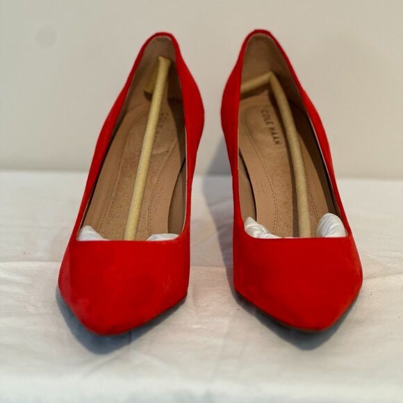 Cole Haan The Go-To Park Pump โ Red Suede (Size US 8) - Picture 6 of 9